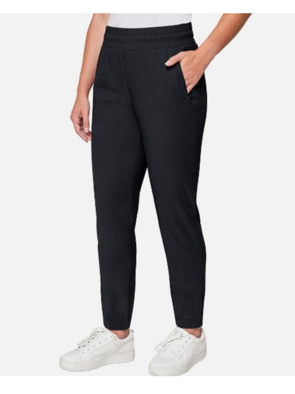 NWT Modern Ambition Ladies High-Rise Nylon Stretch Pant Black Sz XXL